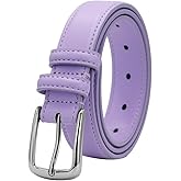 Huyfhksd Women's Belt Fashion Multicolored Waist Leather Belts for Jeans Pants with Pin Buckle