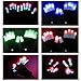 LED Gloves Flashing Fingertip Light Gloves with 6 Light Flashing Modes for Clubbing, Rave, Birthday, Edm, Disco, and Dubstep Party By Wearhome（TM） (Black)
