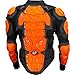 Fox Racing Titan Sport Jacket Adult Roost Deflector MotoX Motorcycle Body Armor - Black/Orange/Large