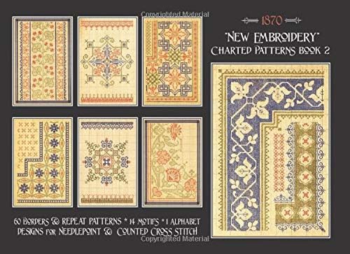 "New Embroidery" Charted Patterns Book 2: Designs for Needlepoint & Counted Cross Stitch