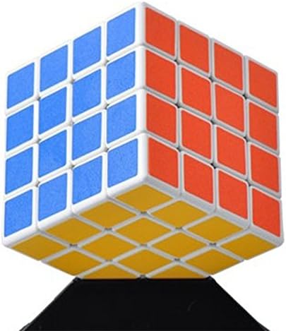 Snow WI 4x4x4 Puzzle Cube,4x4x4 Rubik's Cube puzzle,third-order cube Kathrine best 4×4 (white)