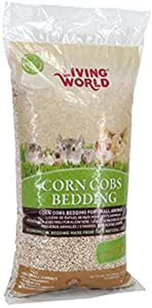 Living world Corn Cobs Bedding for Small Animals 10kg