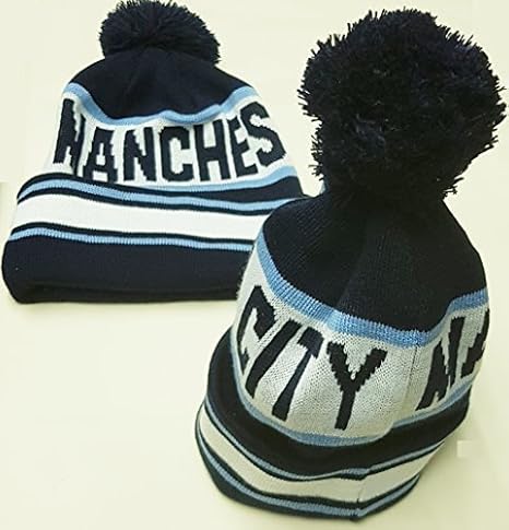 Man city bobble hat Clearance