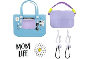 CESWEIAR Accessories Set - Phone Holder Bag, Key Holder, Compatible with Various Sizes, Charms for Silicone Handbags