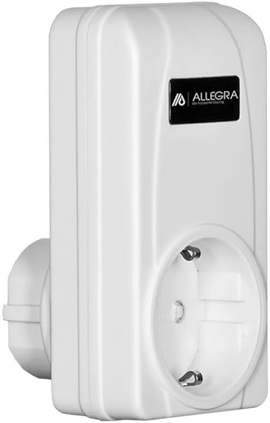 ALLEGRA Thermostat Steckdose Steckdosenthermostat Steckerthermostat Frostwchter Funkthermostat fr Infrarotheizung Heizlfter Heizung Klimaanlage Funk Temperaturregler mit Fernbedienung T21