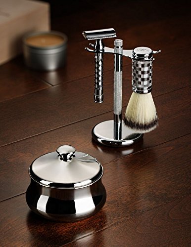 Schöne Stainless Steel Shaving Bowl with Lid - Satisfaction Guarnteed Designed in Austria - Thumbnail 2