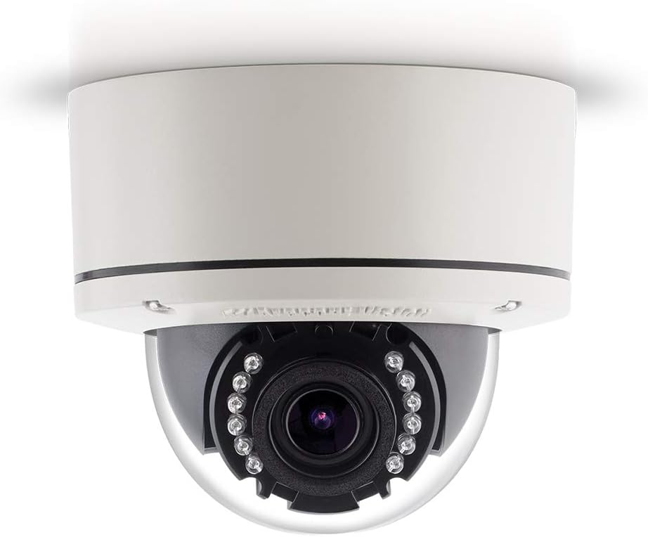ARECONT VISION AV2355PMIR-SH 1080p MegaDome G3 1920x1080, 2.8-8mm F1.2, 30fps, SNAPstream, Remote Zoom, Remote Focus, P-iris, IR, IP66, IK-10, 12VDC/24VAC/PoE, PoE Heater, SD card, CorridorView, Scali