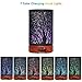 Ultrasonic Cool Mist Essential Oil Diffuser 100ml Capacity Metal Aromatherapy Diffuser with Waterless Auto Shut-Off Protection,7 Colors Changed LED for Home,Office,SPA (Tree)thumb 3