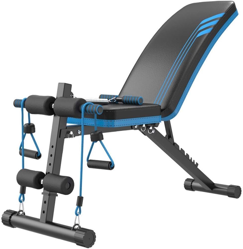 Supine board Xinjin Multi-Function Dumbbell Bench, Sports Abdominal Board Weight Loss Assistor Roman Chair Folding Bench Press Fitness Equipment Adjustable Bench