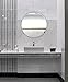 Hamilton Hills Large Round Mirror 30 inch Polished Glass Frameless, Lightweight Mirror for Wall | 1