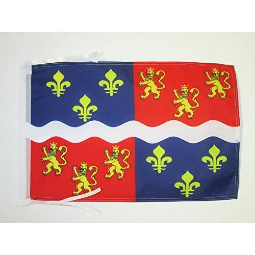 AZ FLAG - Somme Flag - 18'' x 12'' - 100% Polyester French department - France Small Banner with Two Cords - Fade Resistant - Vivid Colors - 18x12 in - 45x30 Cm — image 1