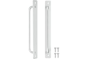 M METERXITY 2-Pack Barn Door Handles, 8.83Inch/224mm Hole Center Aluminium Alloy Gate Handle with Mounting Screws for Bathroo
