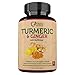 Turmeric Curcumin Supplements | Turmeric Capsules | Tumeric with Black Pepper Capsules | Ginger Capsules | Curcumin with Bioperine Anti Inflammatory Supplement | Oasis Herbals 95% Curcuminoids Vegan