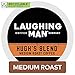 Laughing Man Hugh's Blend, Single-Serve Keurig K-Cup Pods, Medium Roast Coffee, 16 Count