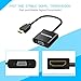 VicTsing Upgraded HDMI Male to VGA Female 1080P Video Converter Adapter Cable For PC Laptop HDTV Projectors and other HDMI input devices