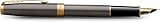 Parker Sonnet Fountain Pen Grey Lacquer Gold Trims Medium Nib Gift Box view 8