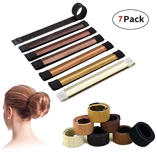 Galleon Hair Bun Maker 7 Pcs Brown Easy Making Natural Look