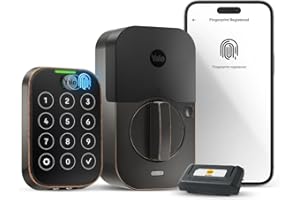 YALE SECURITY Yale Assure Lock 2 Touch Deadbolt, Oil Rubbed Bronze Smart Keyless Entry Door Lock with Wi-Fi Connected Touch Keypad and Fingerprint Scanner, YRD450-F-WF1-0BP