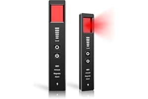 COTINSE Hidden Camera Detectors for Travel, Spy Camera Finder, Portable Hidden Bug and Camera Detector, GPS Tracker Detector with 6 Levels Sensitivity for Hotel, Car, Office, Airbnb