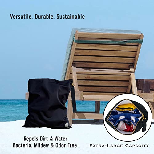 Ornadi X Large Waterproof Antimicrobial Wet Clothes Bag Inhibits