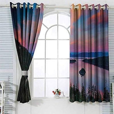 Amazon Com Hengshu Lake Tahoe Eclipse Blackout Curtains