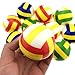 Akusety Mini Sports Stress Balls Volleyballs Fun, 12-Pack Foam Ball 2.5” Relaxable Stress Relief Squeeze Balls
