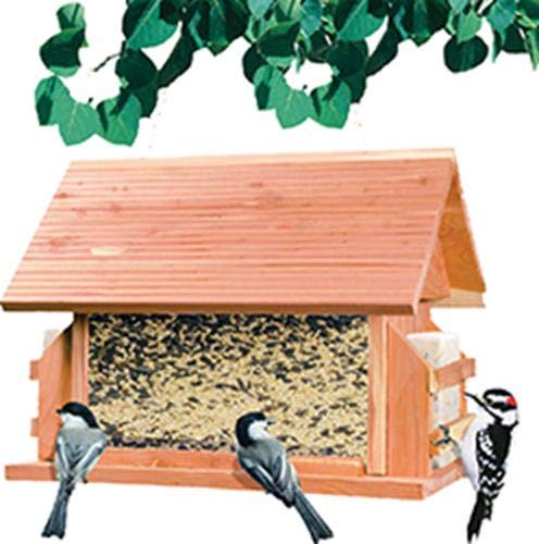 Perky Pet 50153 The Lodge Cedar Feeder 8 Lb Capacity Amazon In
