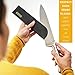 Knife Sharpener + Sheath for Perfect Sharp Knives | Chef Kitchen Knife Sharpener + Knife Edge-Guard Set | 2 Stage Knife Sharpening System Restores your Damaged Blades in Seconds by Redpeaq