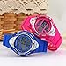 Outdoor Sports Children Watch ,Children's Waterproof Wrist Watch Kids Lightweight Silicone ,LED Digital Alarm for Girls Boys Watch Blue