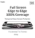 TOZO for iPhone 7/6/6S 3D Screen Protector Glass [ 3D Full Frame ] Technology Premium Tempered 9H Hardness 2.5D PET [Soft Edge Hybrid] Perfect Fit Screen 4.7 White