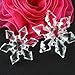 Etmact 40pcs Craft Acrylic Clear Crystal Snowflakes Ornaments for Tree Trim, Wedding Table Christmas Decoration, Package Embellishments Christmas Ornaments Ornaments Christmas Christmas Decorations