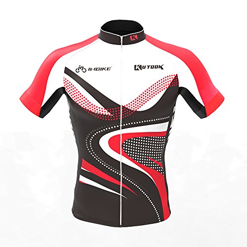 image for INBIKE Men's Summer Breathable Cycling Jersey and 3D Silicone Padded S