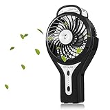 OPOLAR F301 Handheld Misting Fan, Mini USB fan with Cool Humidifier, 2000mAh Rechargeable Battery, 20ml Water Tank, Dual Misting Modes, 3 Speeds, Personal Portable Fan, Outdoor Fan, Desktop Fan-Black