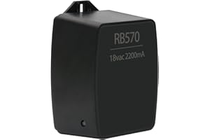 CCTP RB570 Replacement Transformer 18VAC Gate Opener Transformer (Black)