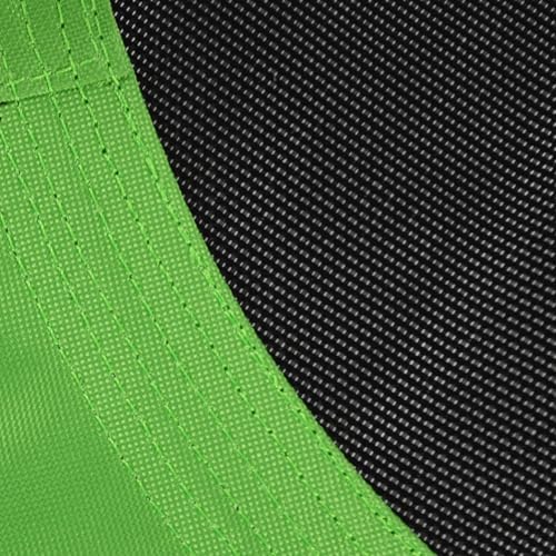 Baloiço de ninho redondo, alças de espuma, para crianças, ajustável, exterior, Ø: 80 cm, até 100 kg, verde
