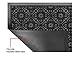 Front Door Mat Large Outdoor Indoor Entrance Doormat BY ABI Home - Charcoal Black Polypropylene Waterproof Low Profile Door mats Stylish Welcome Mats Garage Patio Snow Scraper Front Doormats Buy Now