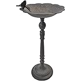 Keleday Classic Copper Bird Bath for Outdoors 22 Inch, Weather-Resistant Bird Feeders Decor for Garden, Patio or Yard