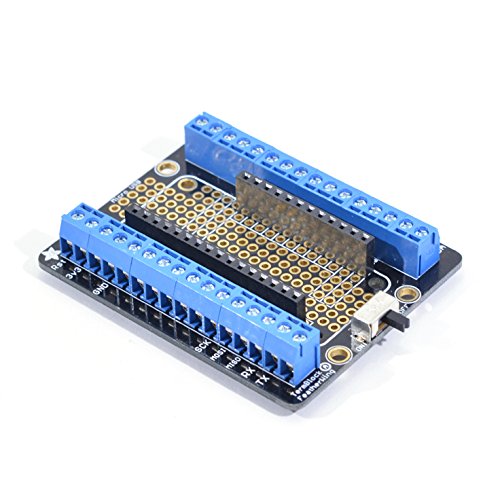 Adafruit Accessories Terminal Block Breakout FeatherWing Kit for all Feather Boards