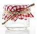 Nakpunar 6 pcs, 1.5 oz Mini Hexagon Glass Jars with Plastisol Lined Lids