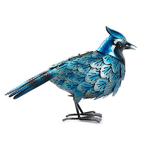 Bird Decor Garden Statue Outdoor Solar Light Yard Art Sculptures for Lawn Backyard Outside Decoration