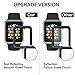 [3 Pack] LG Watch Style Screen Protector - OMOTON Tempered Glass Screen Protector for LG Watch Style Smart Watch 2017 with [Scratch Resistant][Crystal Clear][Bubble-Free]