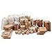 Kilocircle Cedar Blocks Clothes Storage, 100 Items Cedar Valuable Pack with red Aromatic Cedar Blocks/Hang ups for Closet-Storage Accessories