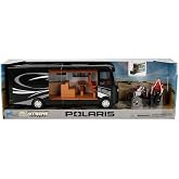 New Ray Toys Scale Model - Polaris with RV &amp; Figure