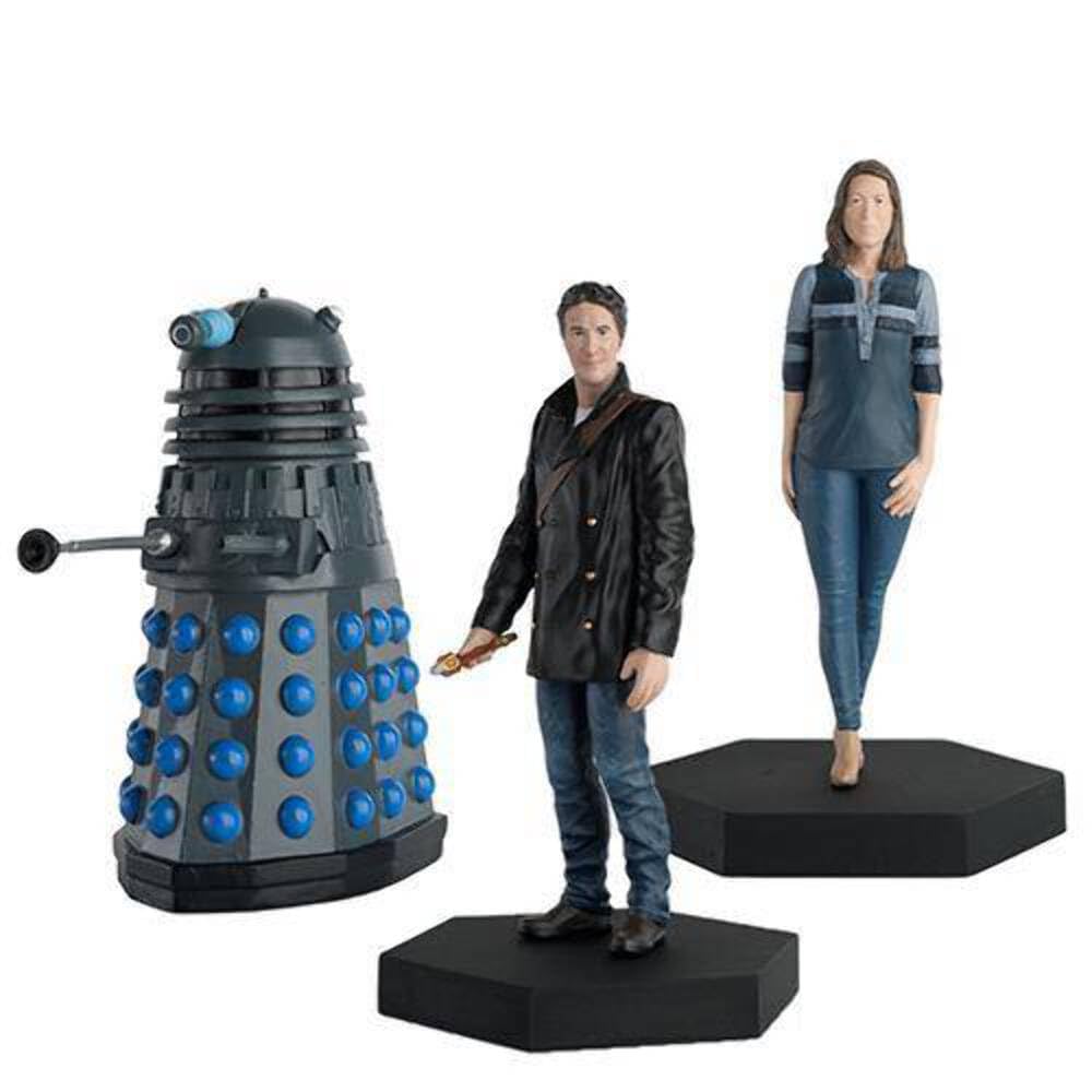 Doctor Who The Eighth Doctor, Liv Chenka, Dalek (Big Finish) Figurine Set