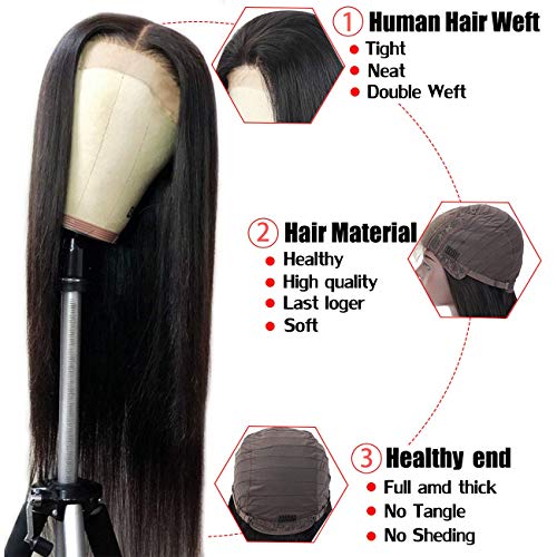 ALLRUN-Straight-Lace-Front-Wigs-Human-Hair-44-Lace-Closure-Wig-150-Density-Brazilian-Virgin-Hair-Lace-Closure-Wigs-for-Black-Women-Natural-Color-24inch