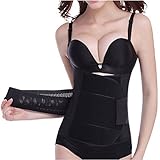 Flovex Curves Waist Trimmer Corset Weight Loss Ab Belt Stomach Shape Trainer Sports Cincher Wrap with Back Support for Women and Men Fitness