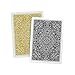Copag Unique Luxury Design 100% Plastic Playing Cards, Poker Size Jumbo Index Black/Gold Double Deck Set