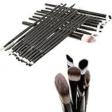HIGHFINE 20 Pieces Makeup Brush Set Professional Kit for Eye Eyeshadow Eyeliner Face Foundation Blush Lip, Liquid Cream Powder Cosmetics Blending Makeup Brush Tool