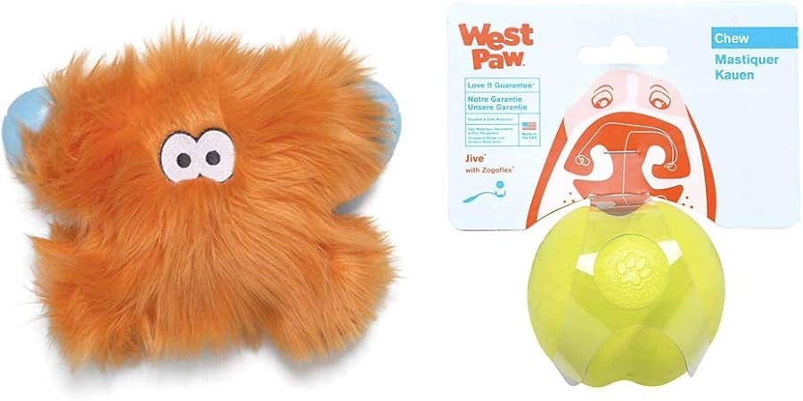 furry ball dog toy