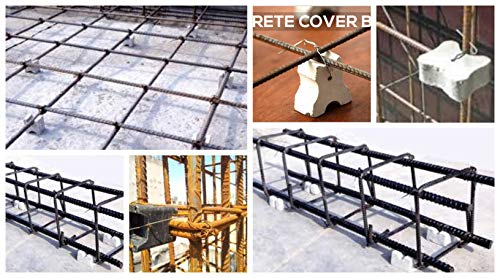 Buy EFFICACY Concrete Spacers Concrete Cover Block for Slab/Reinforced ...